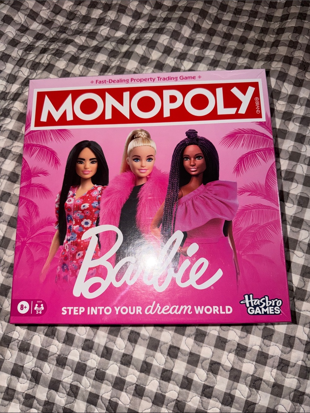 BARBIE MONOPOLY HASBRO BOARD GAME NEW! Step into your dreamworld Mattel
